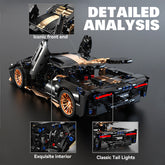 1:14 Lamborghini P1 Sports Car Building Sets, Collectable Model for Boys Men Teens (1309 Pcs) - BAV BRICK